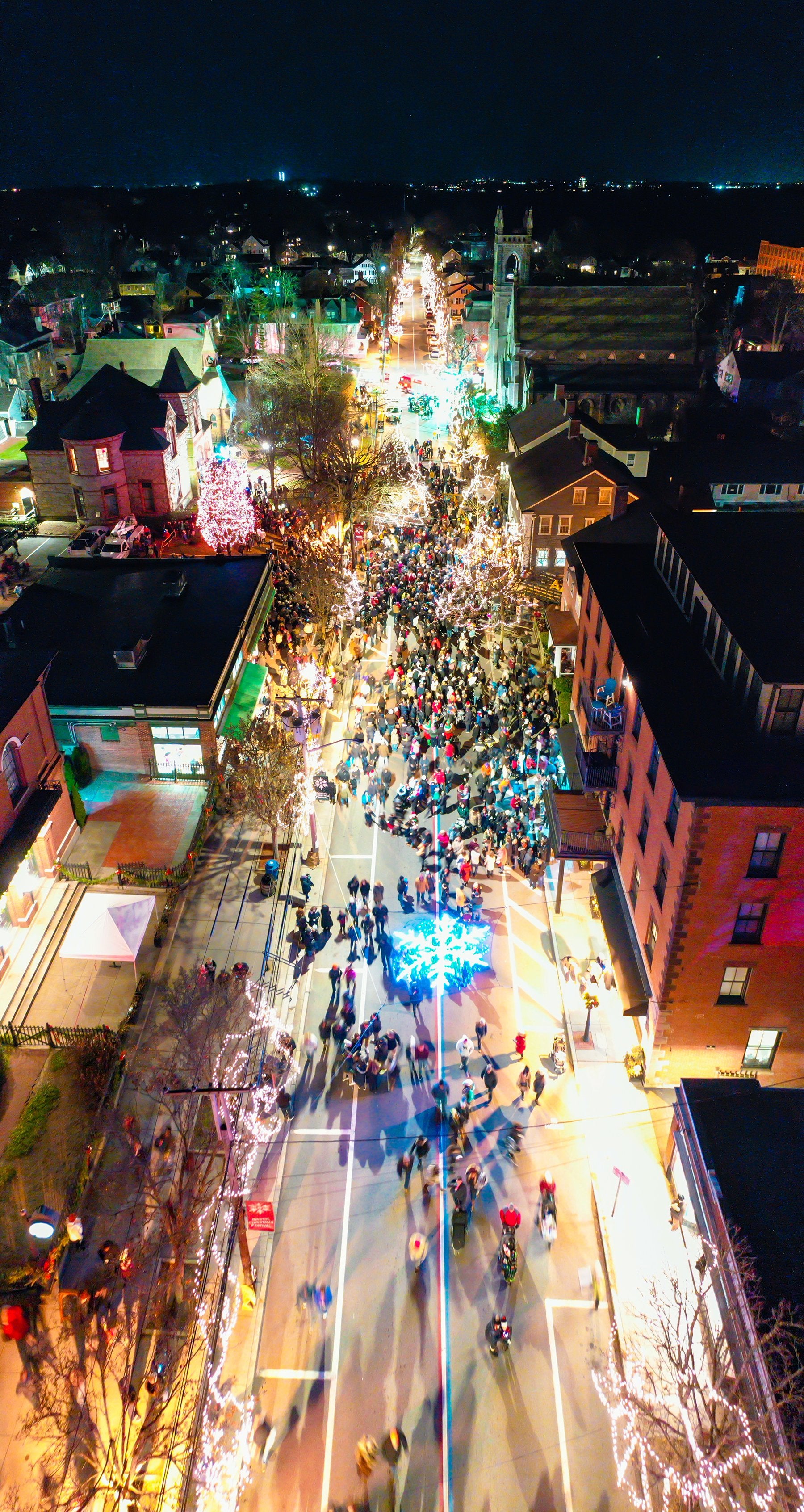 Bristol, R.I. Grand Illumination Tree Lighting by Ethan Tucker
